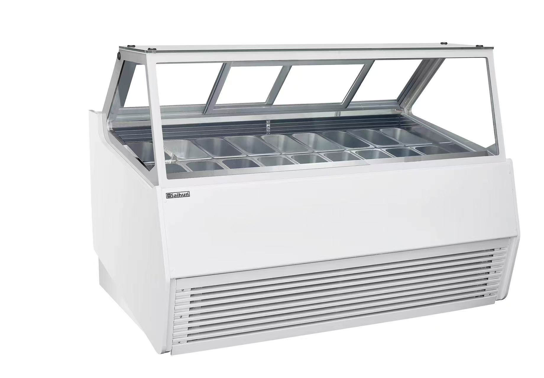 Ice cream display cabine