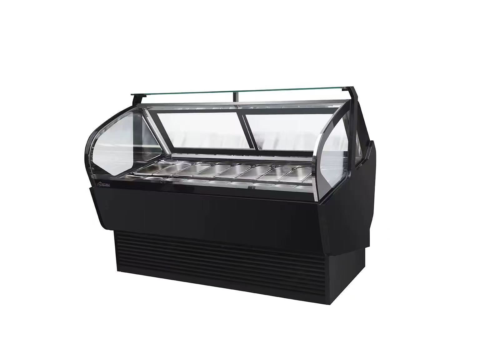 Ice cream display cabine